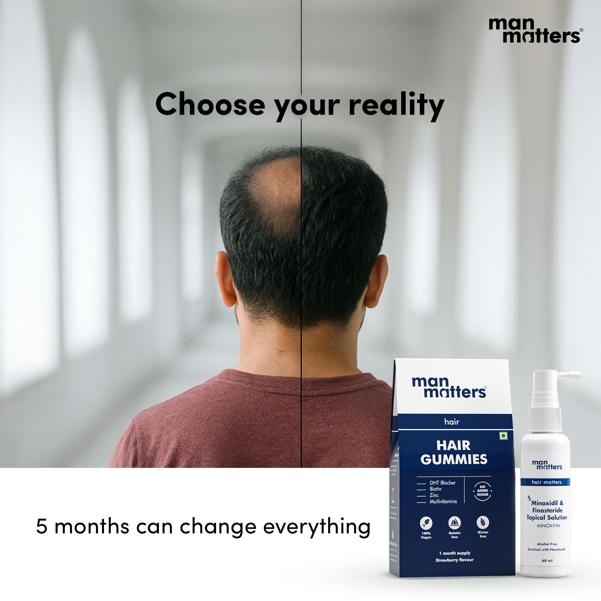 Hair Matters by Man Matters Facebook ad