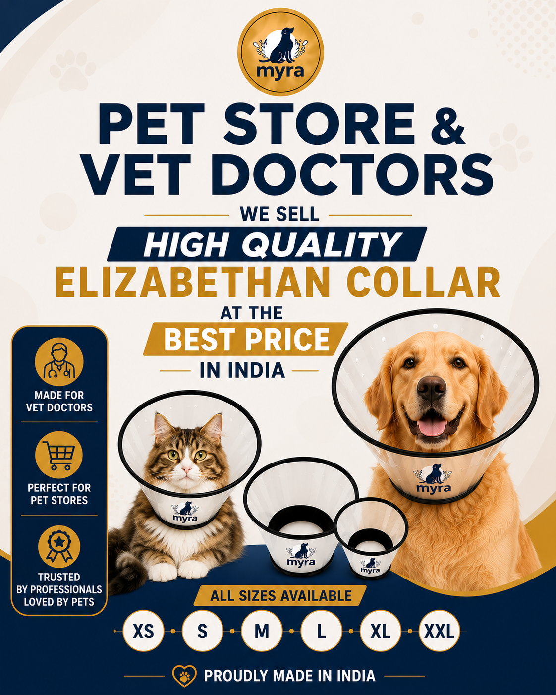Myra Pet Accessories Facebook ad: Chat with us