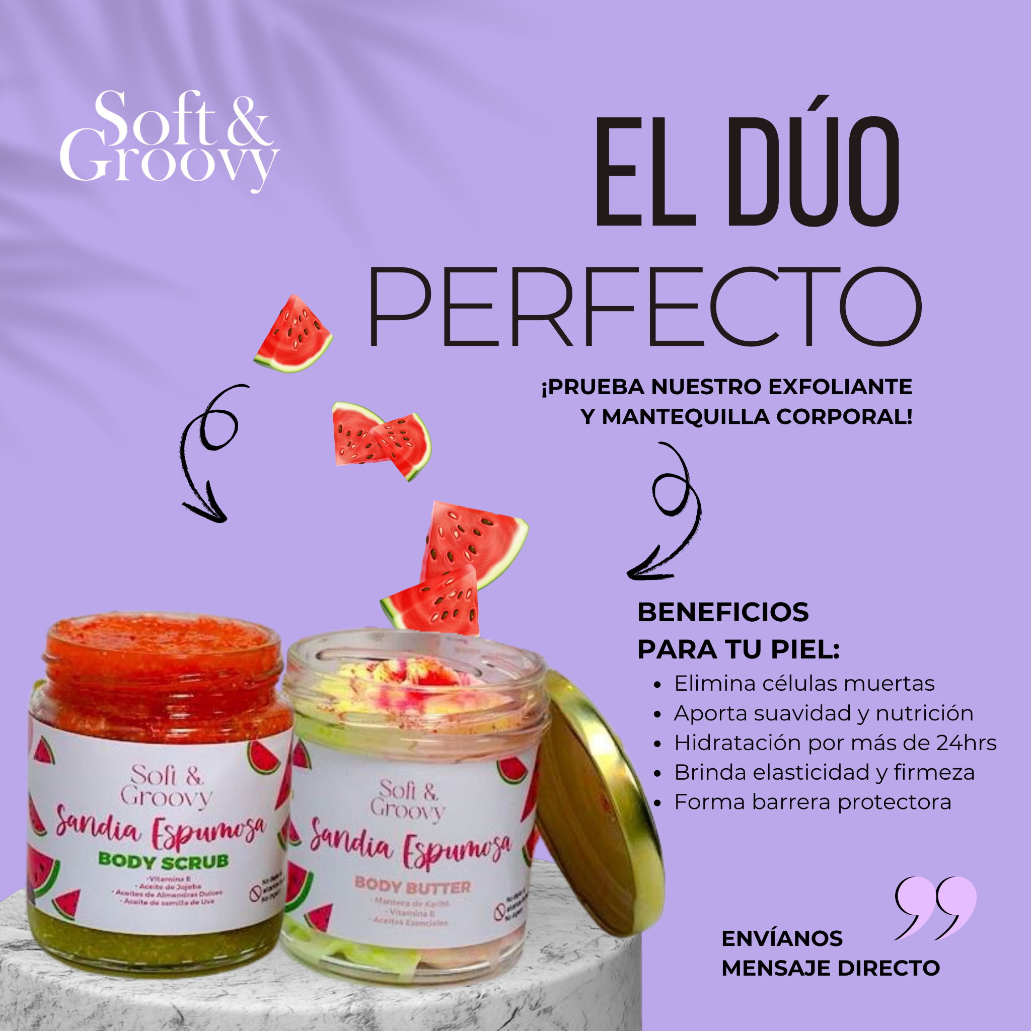 Soft & Groovy Facebook ad: ¡SUAVIDAD QUE SE SIENTE!