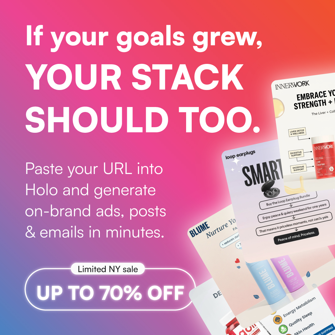 Holo Facebook ad
