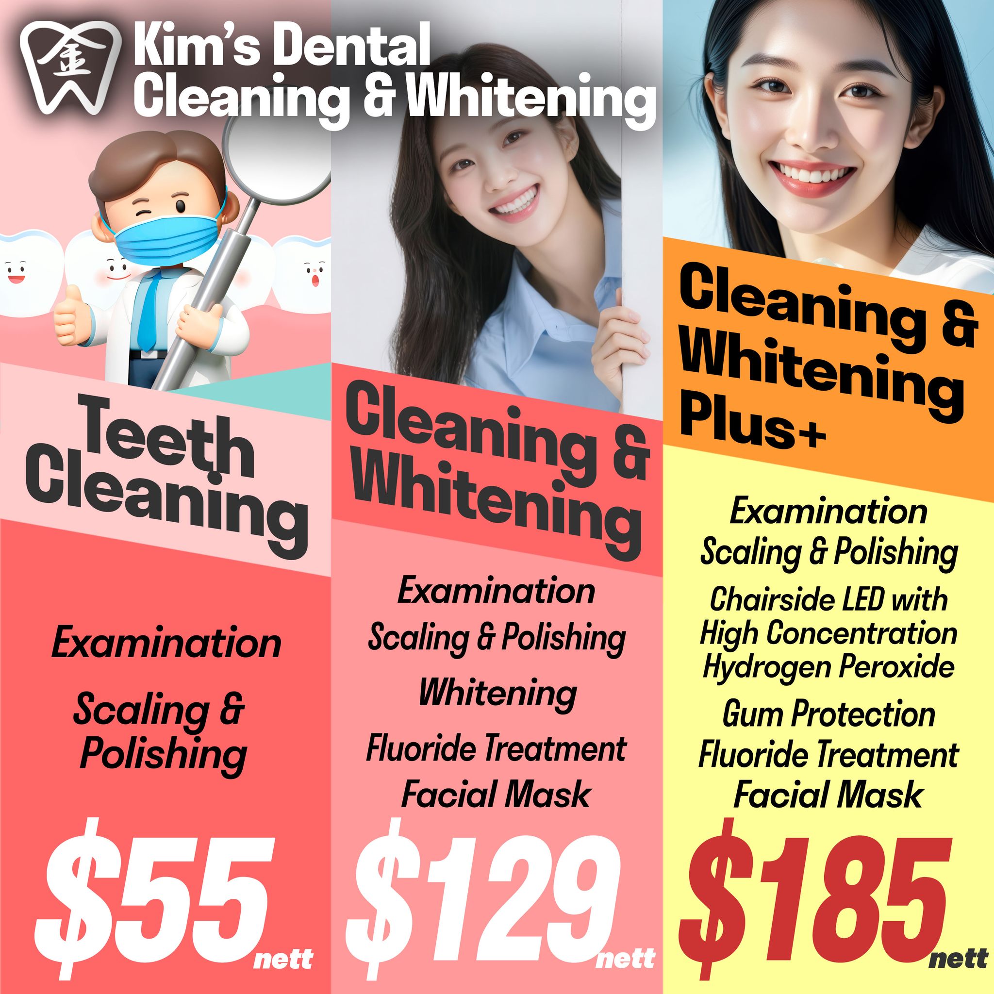 Kim's Dental Clinic Facebook ad