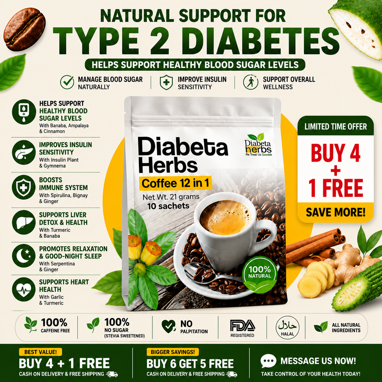 Diabetaherbs - MAIN STORE Facebook ad