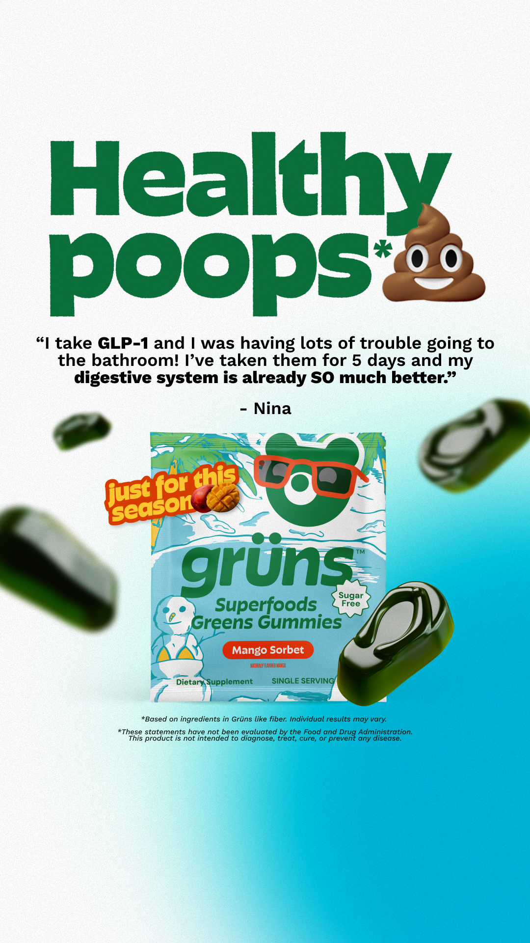 Grüns Facebook ad