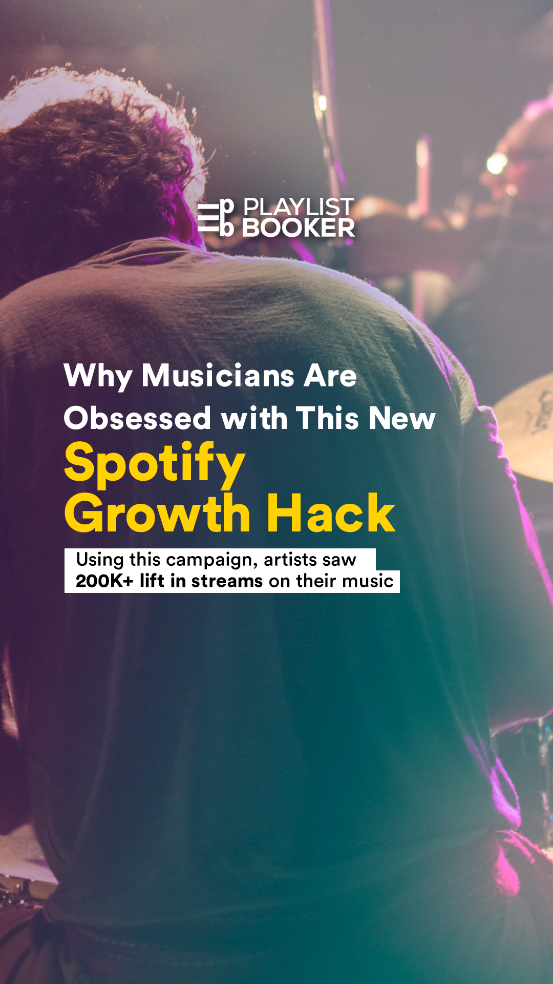 Playlist Booker Facebook ad