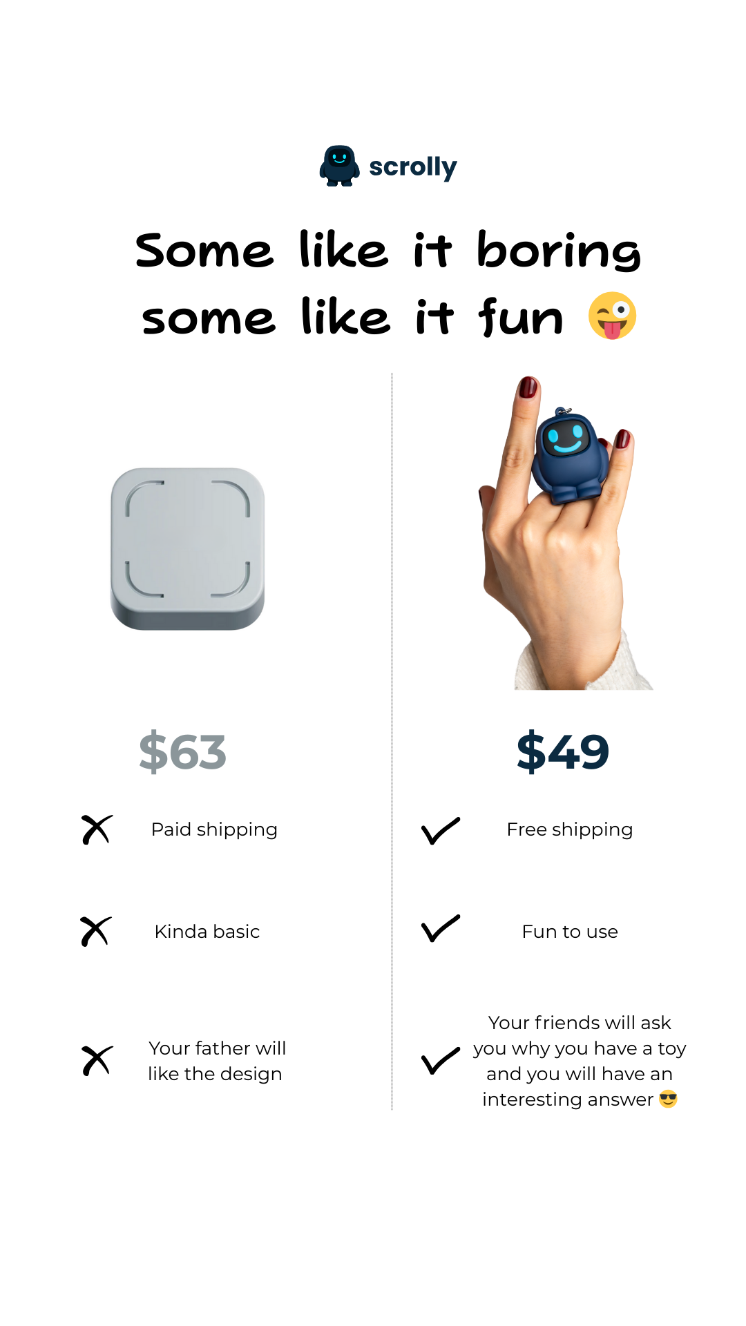 Scrolly Facebook ad
