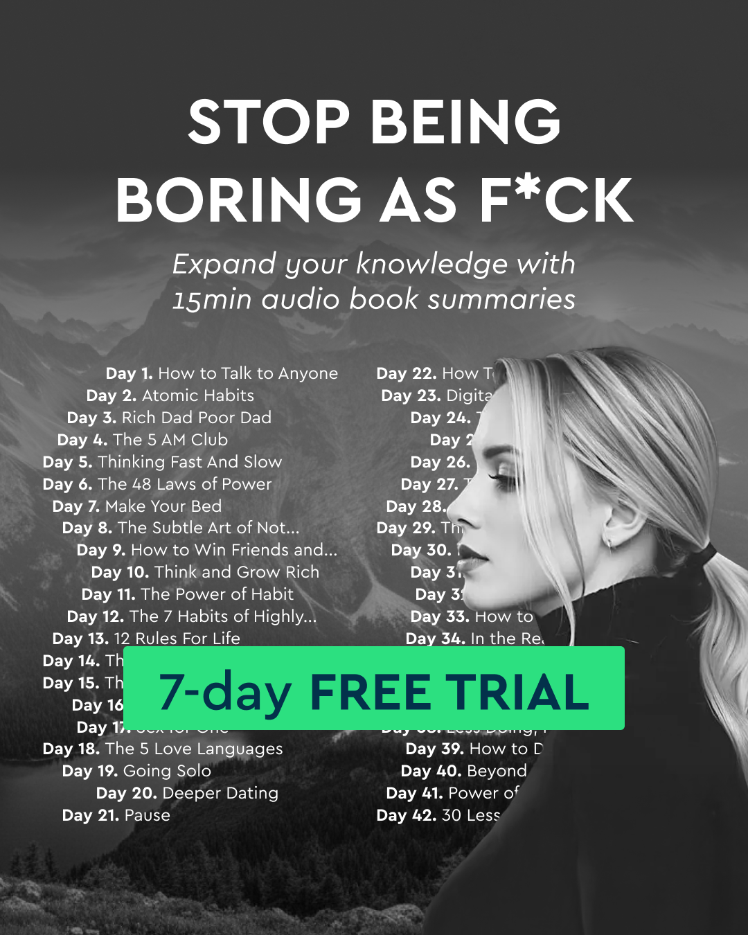 Blinkist Facebook ad
