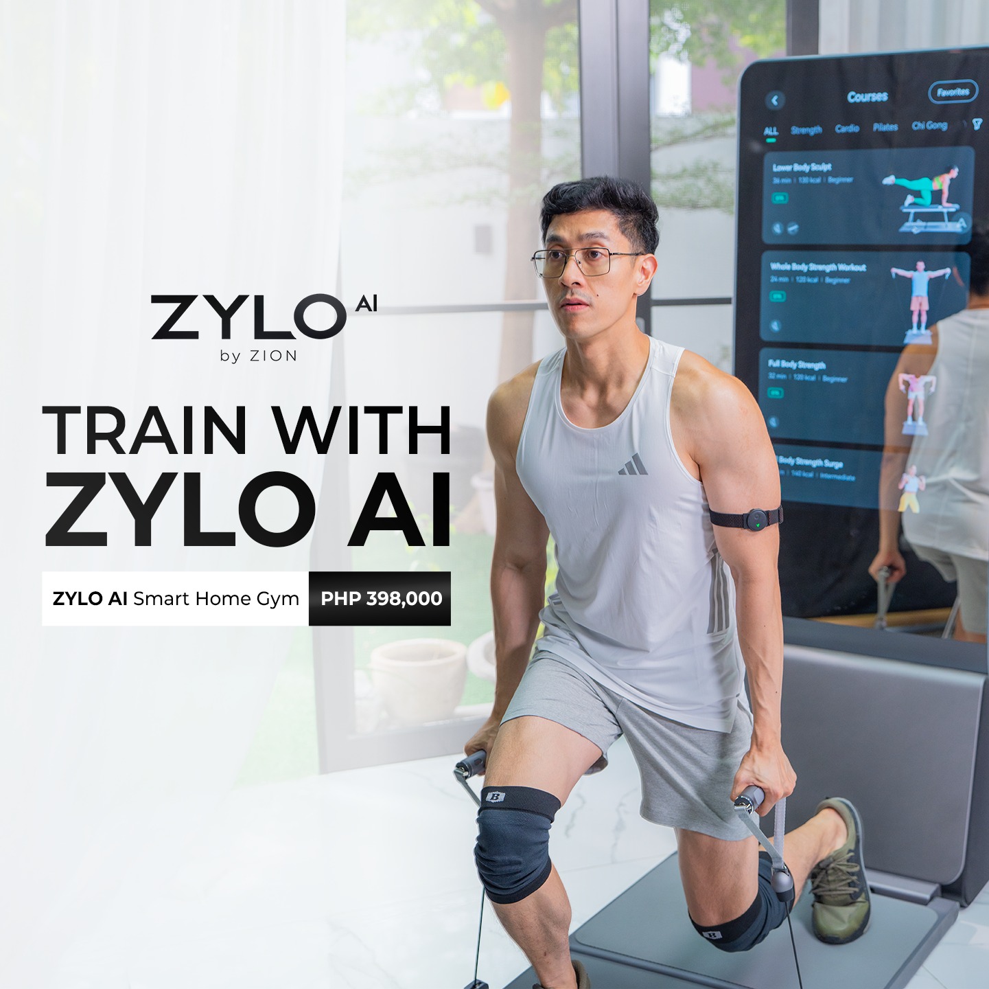 ZYLO AI Philippines Facebook ad: Most home gym equipment is just a rack…