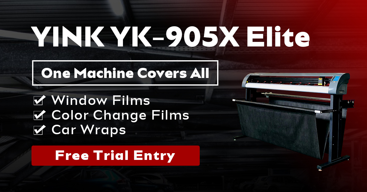 YINK Cutting Lab Facebook ad: PPF Software Plotter Sale