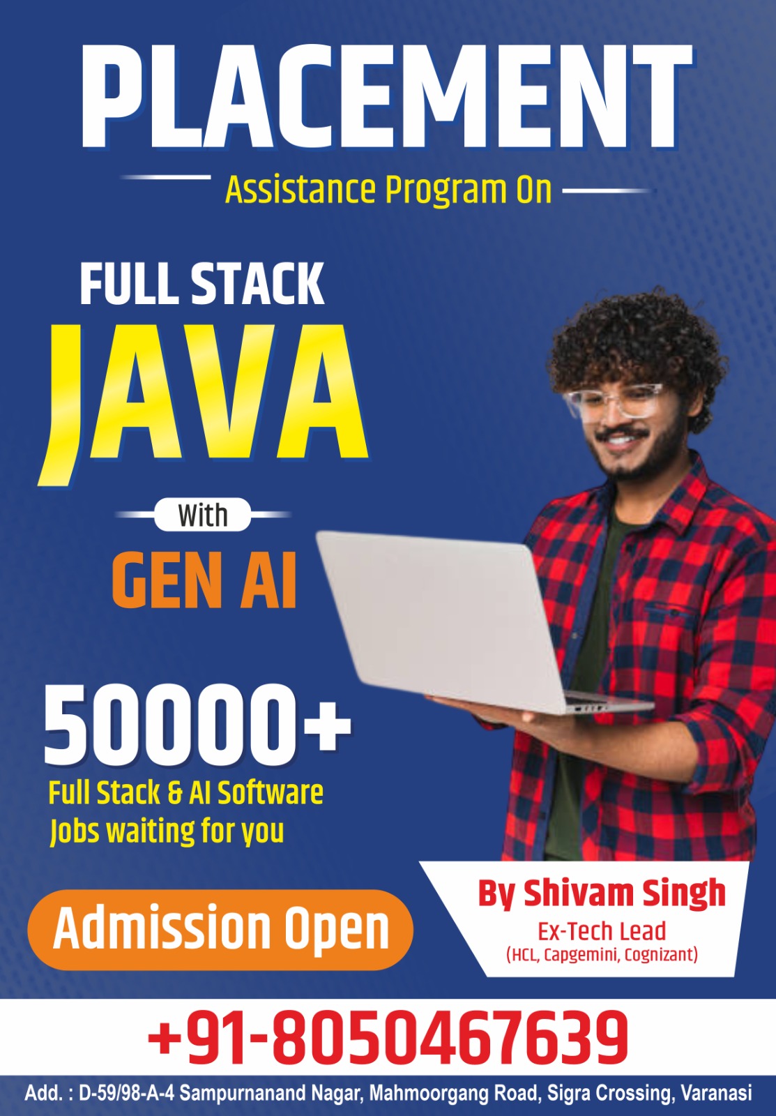 Java Coding Institute-JCI Facebook ad: Full Stack JAVA with Gen AI