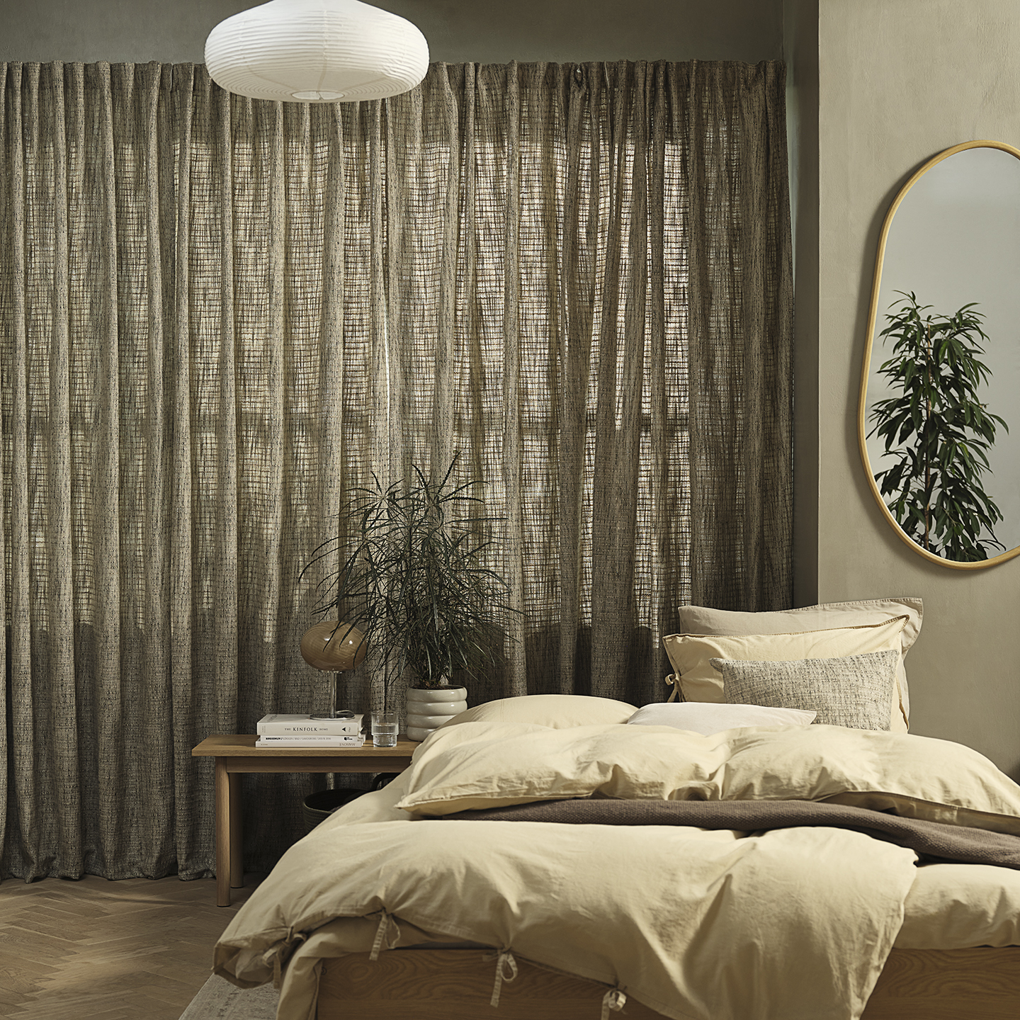 JYSK Schweiz Facebook ad: Renueva tu hogar con cortinas nuevas