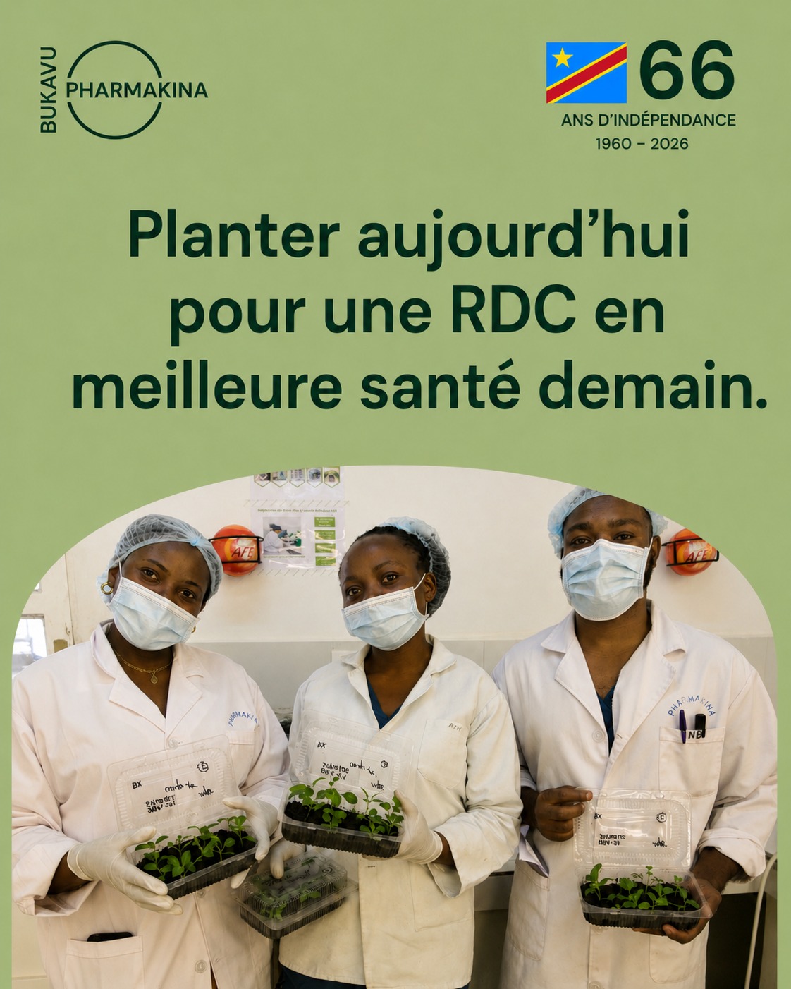 Pharmakina SA Facebook ad: Être indépendant, c’est penser à demain.