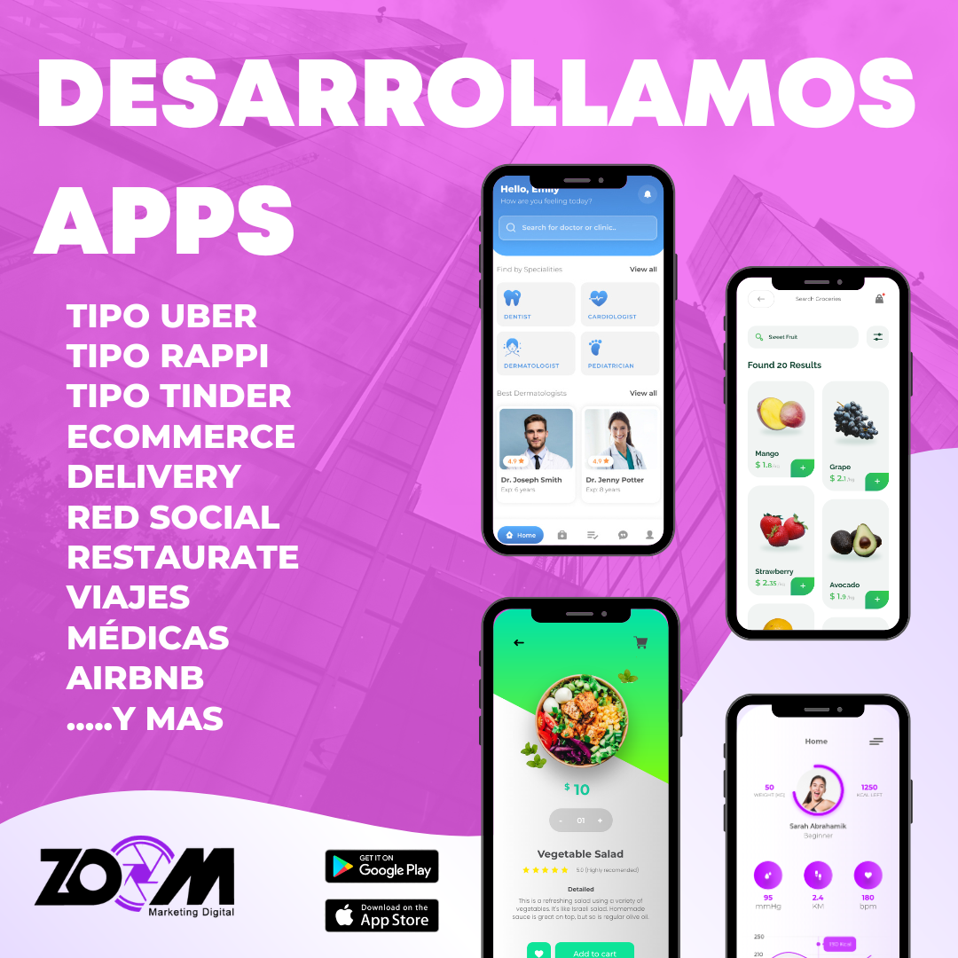 ZOOM Digital Facebook ad: DESARROLLAMOS APPS