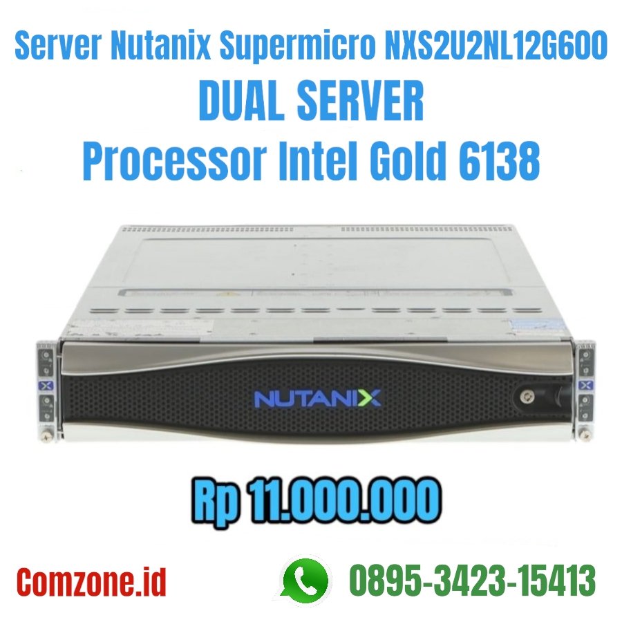 Comzone LaptopPart Facebook ad: Server Nutanix NXS2U2NL12G600 12 Bay LFF Dual Node Server…