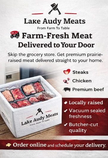 lakeaudymeat Facebook ad: Lake Audy Meats|Local Online Butcher Shop Online Delivery…