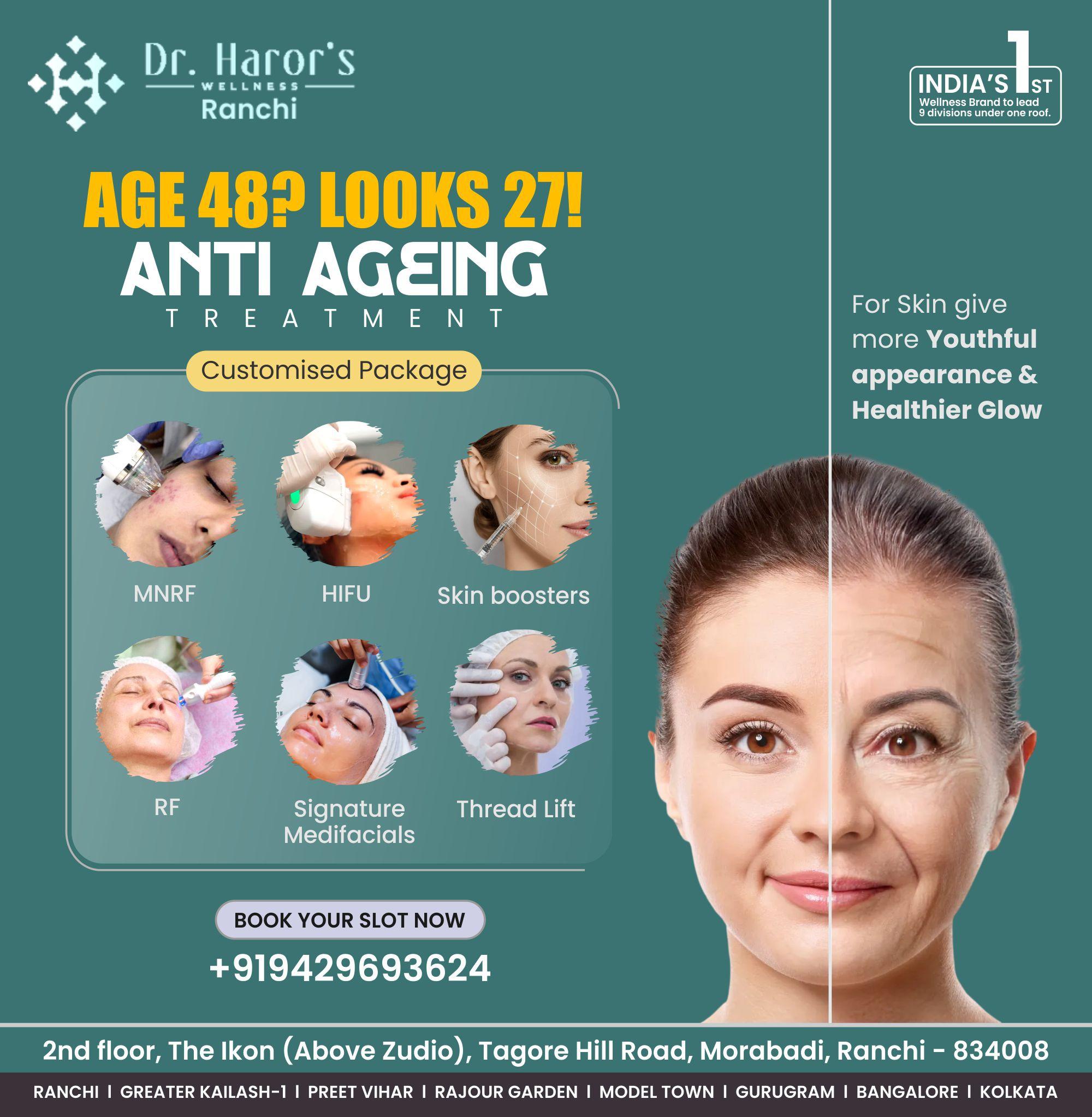 Dr. Haror’s Wellness - Ranchi Facebook ad: Look Younger Without Surgery