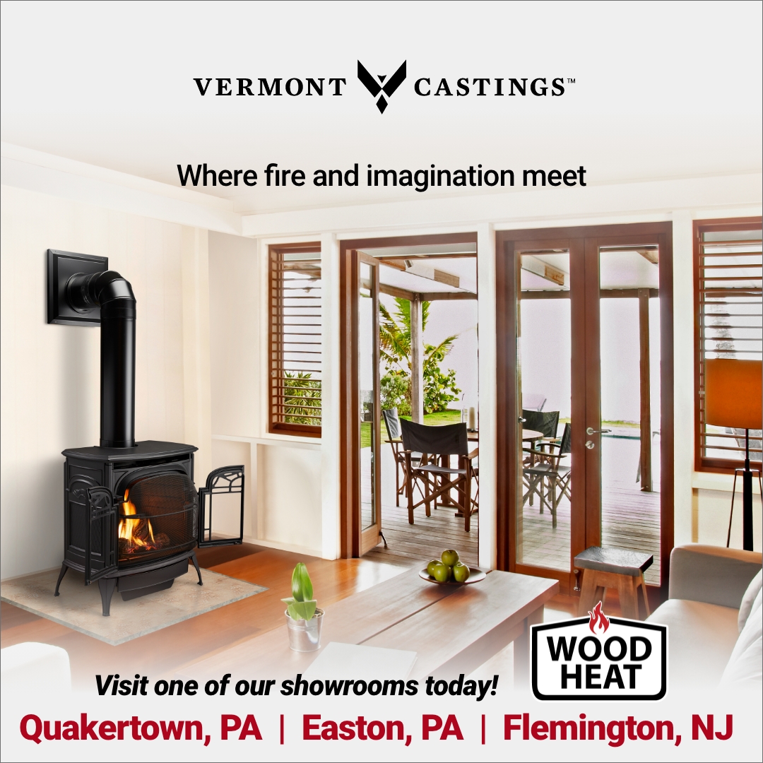 Wood Heat Facebook ad: At Wood Heat, we have the largest selection…