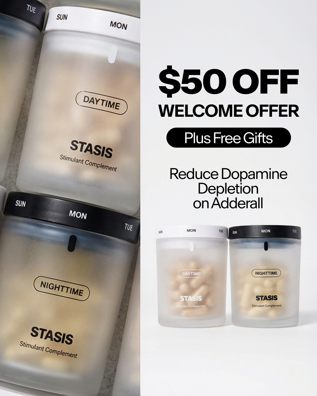 Stasis Facebook ad