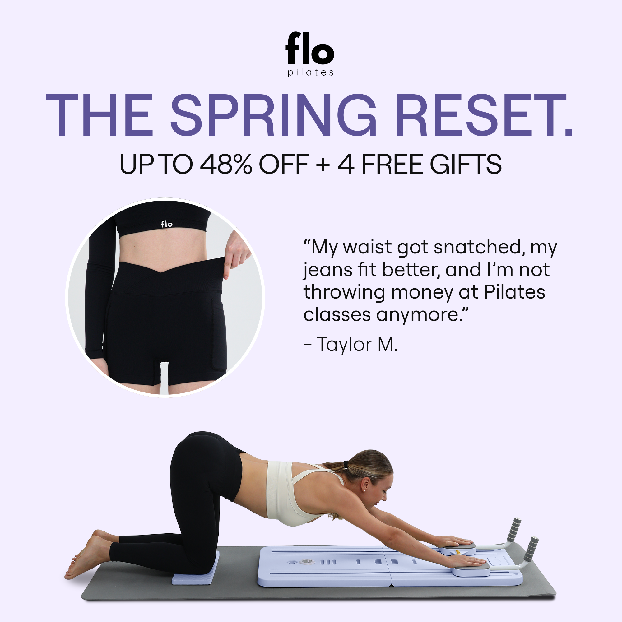 Flo Pilates Facebook ad