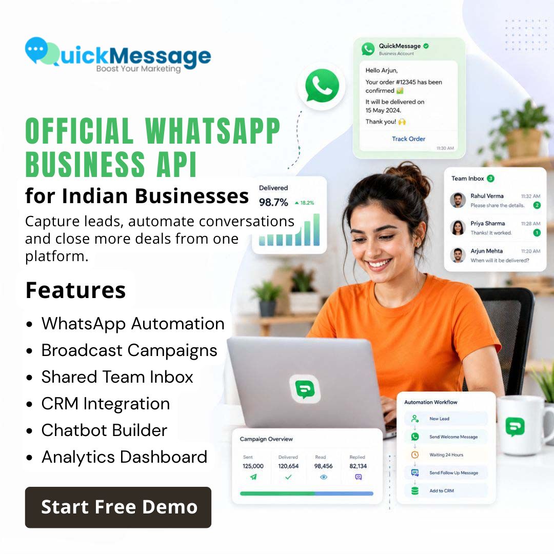 QuickMessage Facebook ad: Automate Customer Conversations