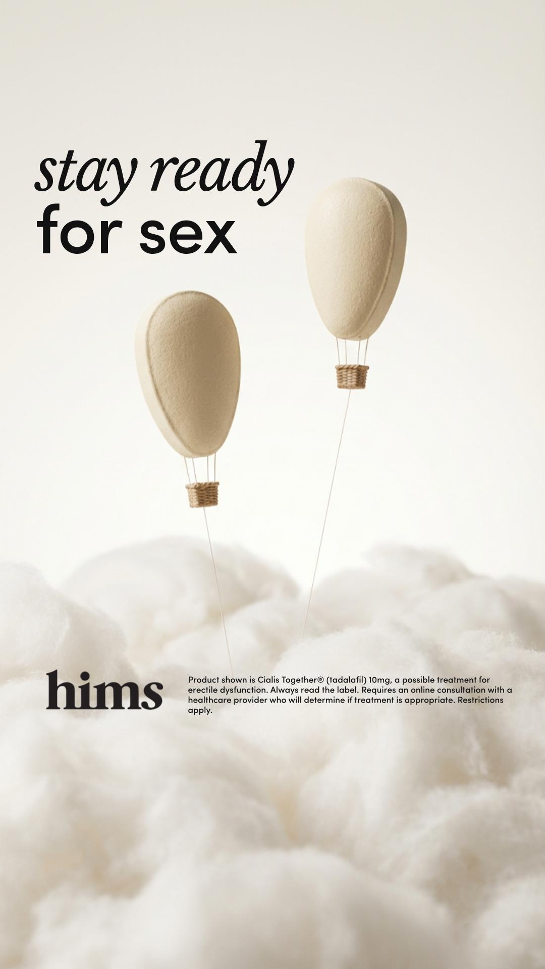 hims Facebook ad