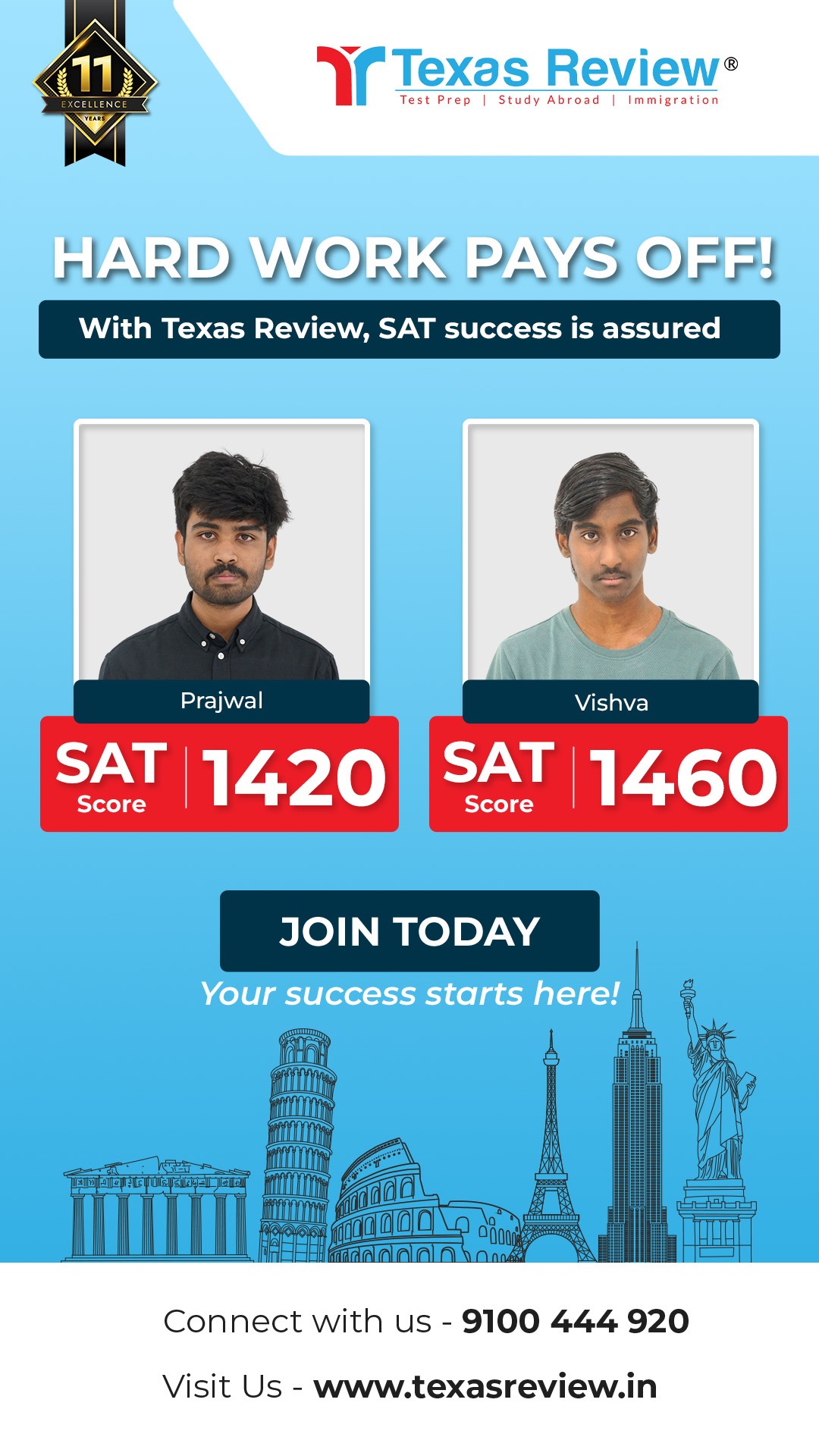 Texas Review Vijayawada Facebook ad