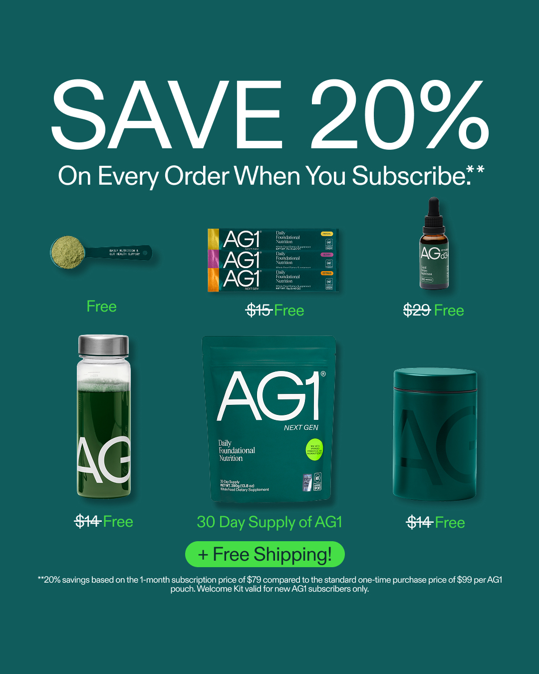 AG1 by Athletic Greens Facebook ad