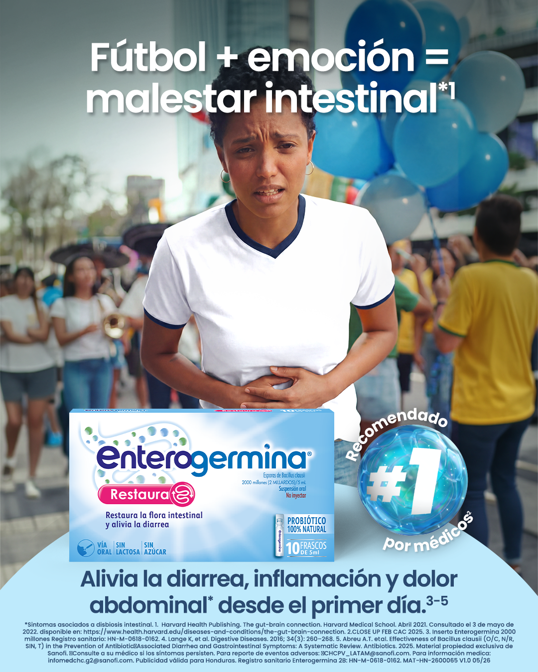 Enterogermina CA Facebook ad from Aug 4, 2026