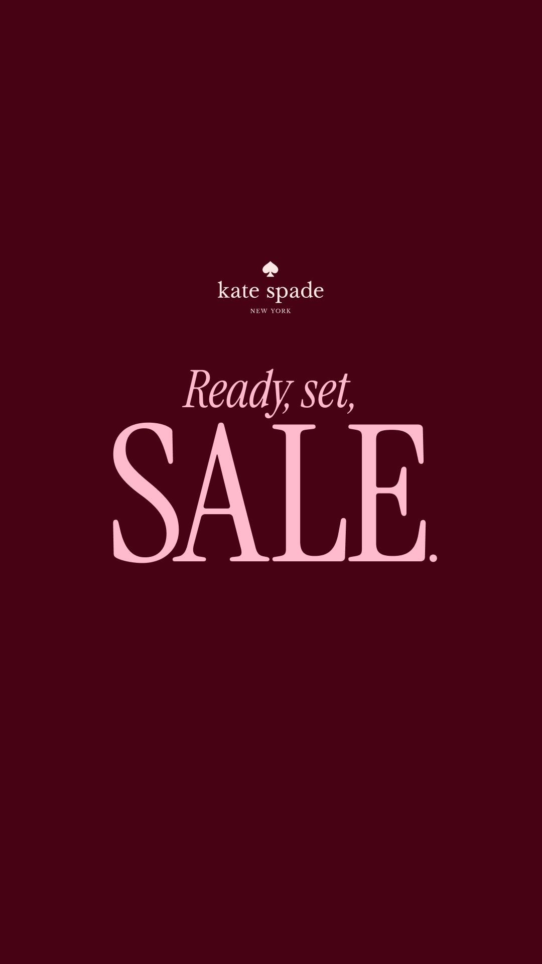 kate spade new york Facebook ad