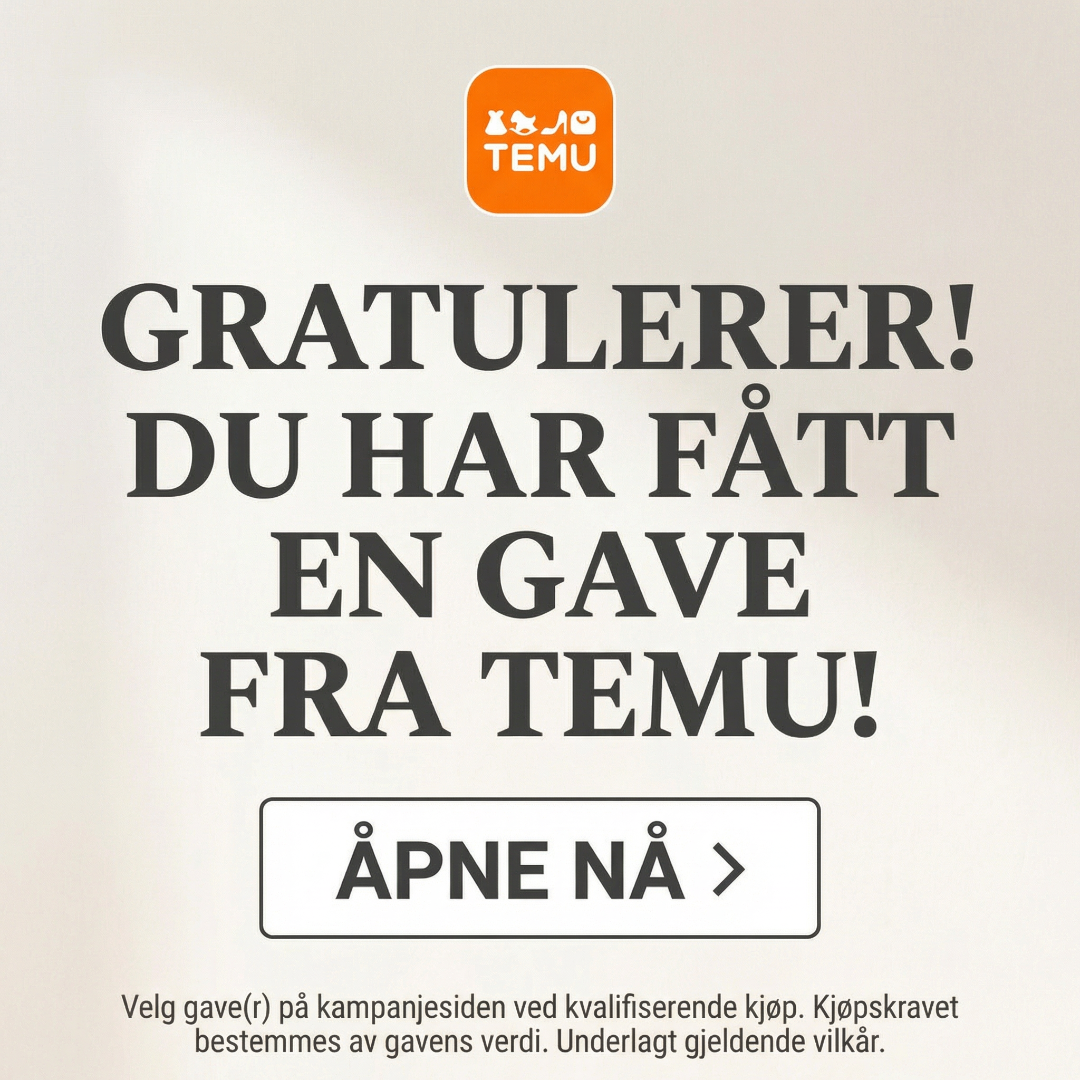 Temu Norway Facebook ad