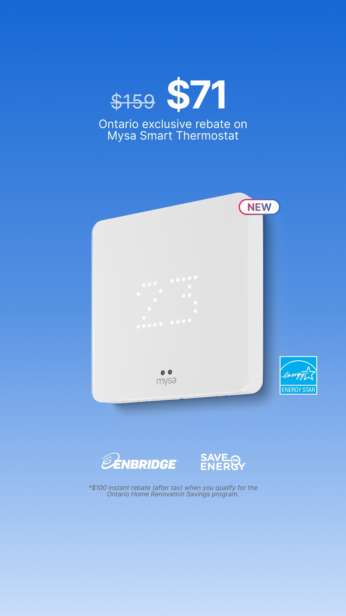 Mysa Facebook ad