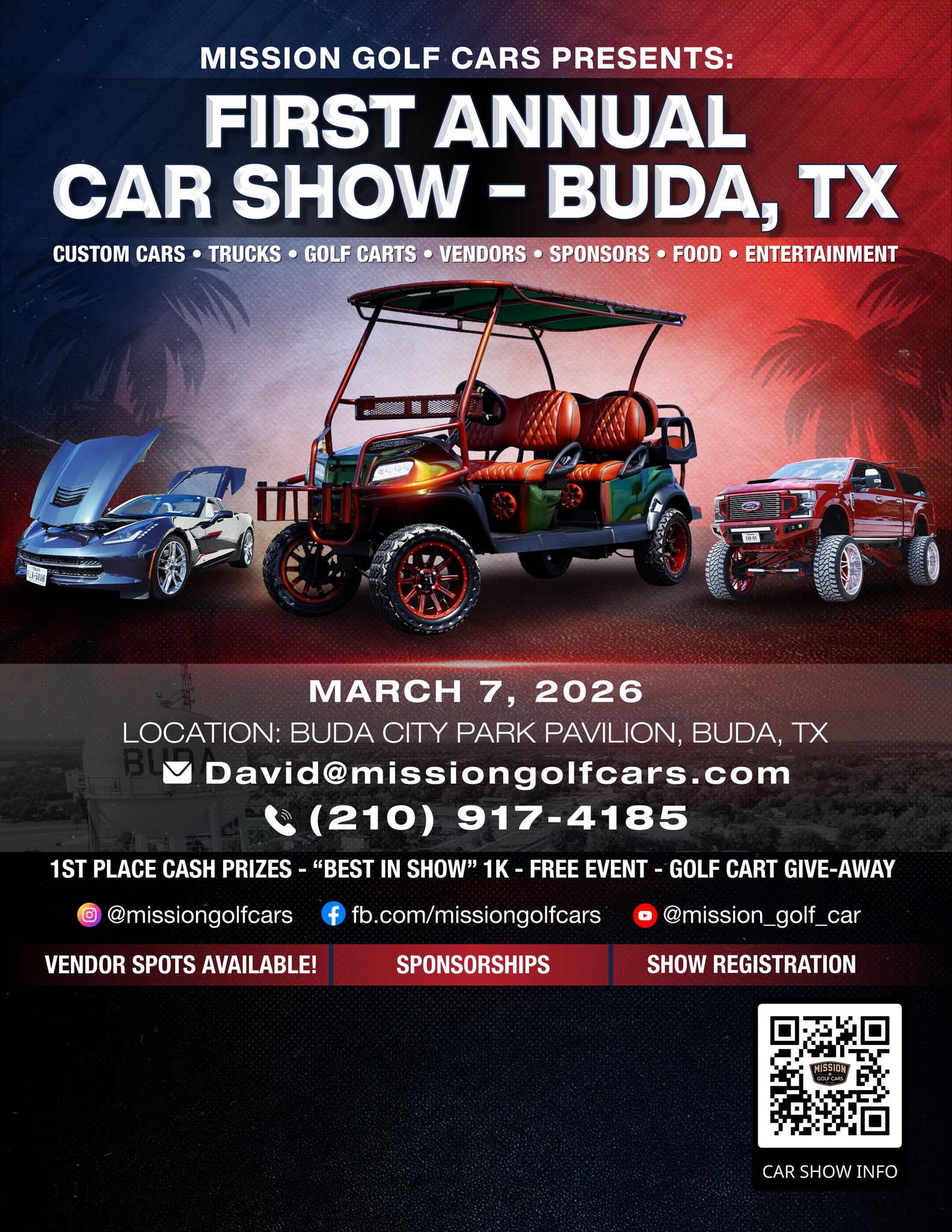 Mission Golf Cars Facebook ad: Mission Golf Cars 1st Annual Car Show - FREE EVENT