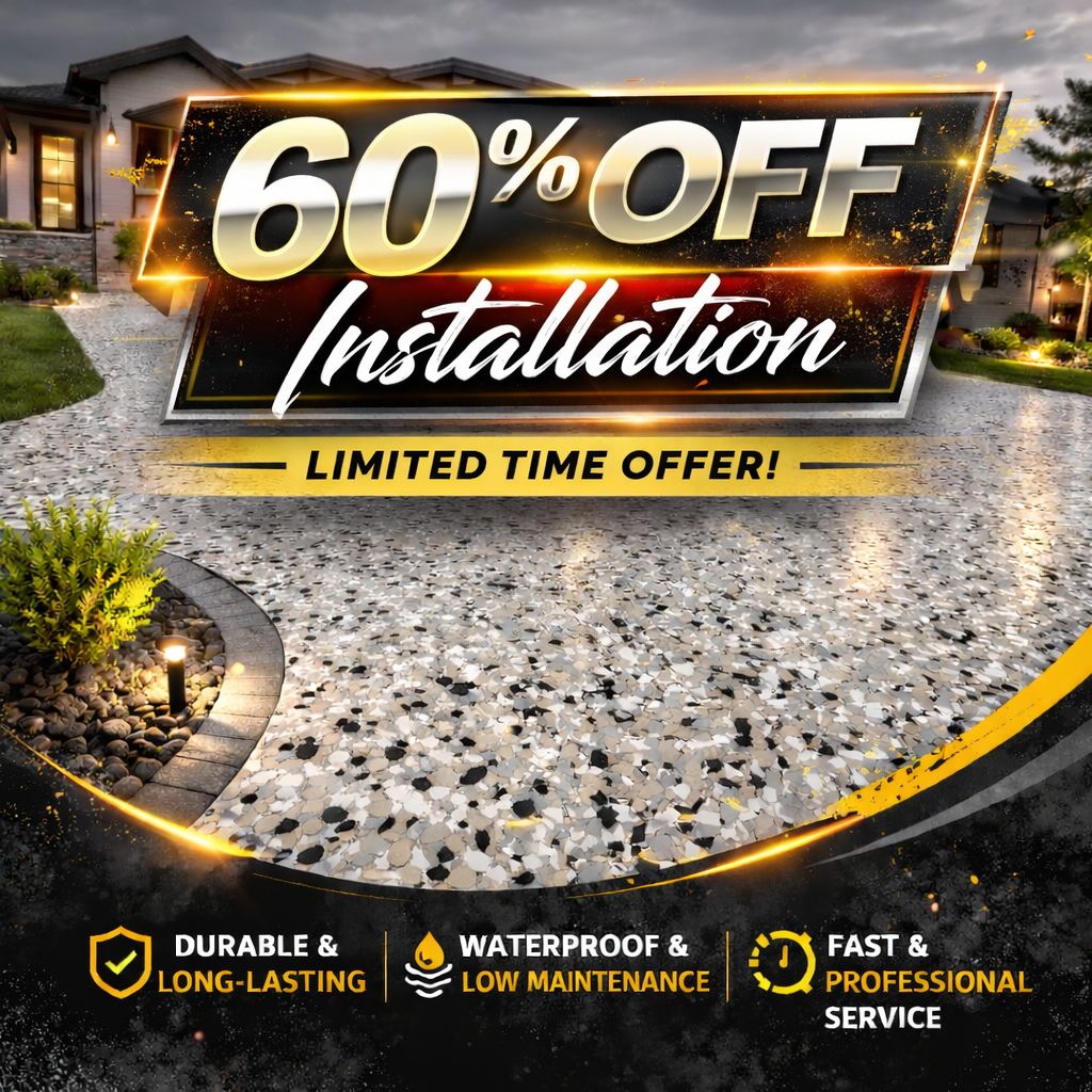 NINJA Concrete Coatings Facebook ad: ๐ฒ๐ฌ% ๐ข๐๐ ๐๐ป๐๐๐ฎ๐น๐น๐ฎ๐๐ถ๐ผ๐ป