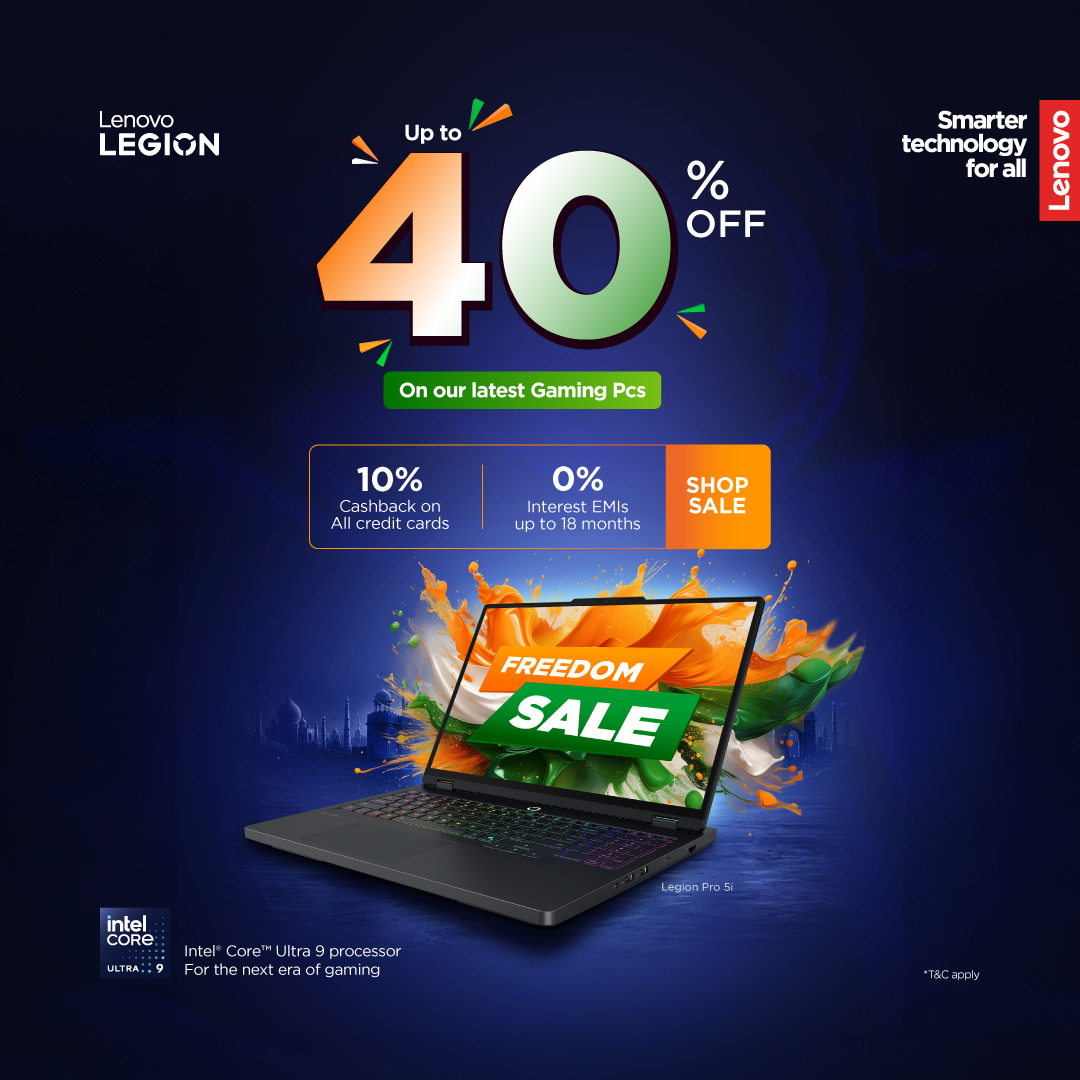 Lenovo India Facebook ad