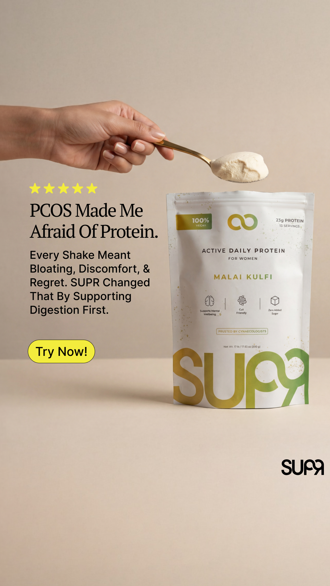 SUPR Facebook ad
