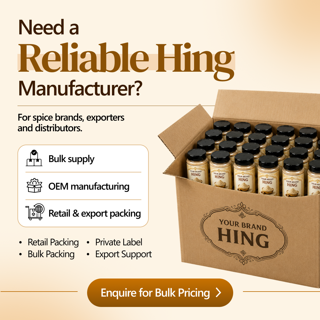 HingExpert Facebook ad: Launch Your Own Hing Brand with India's Hing Specialists