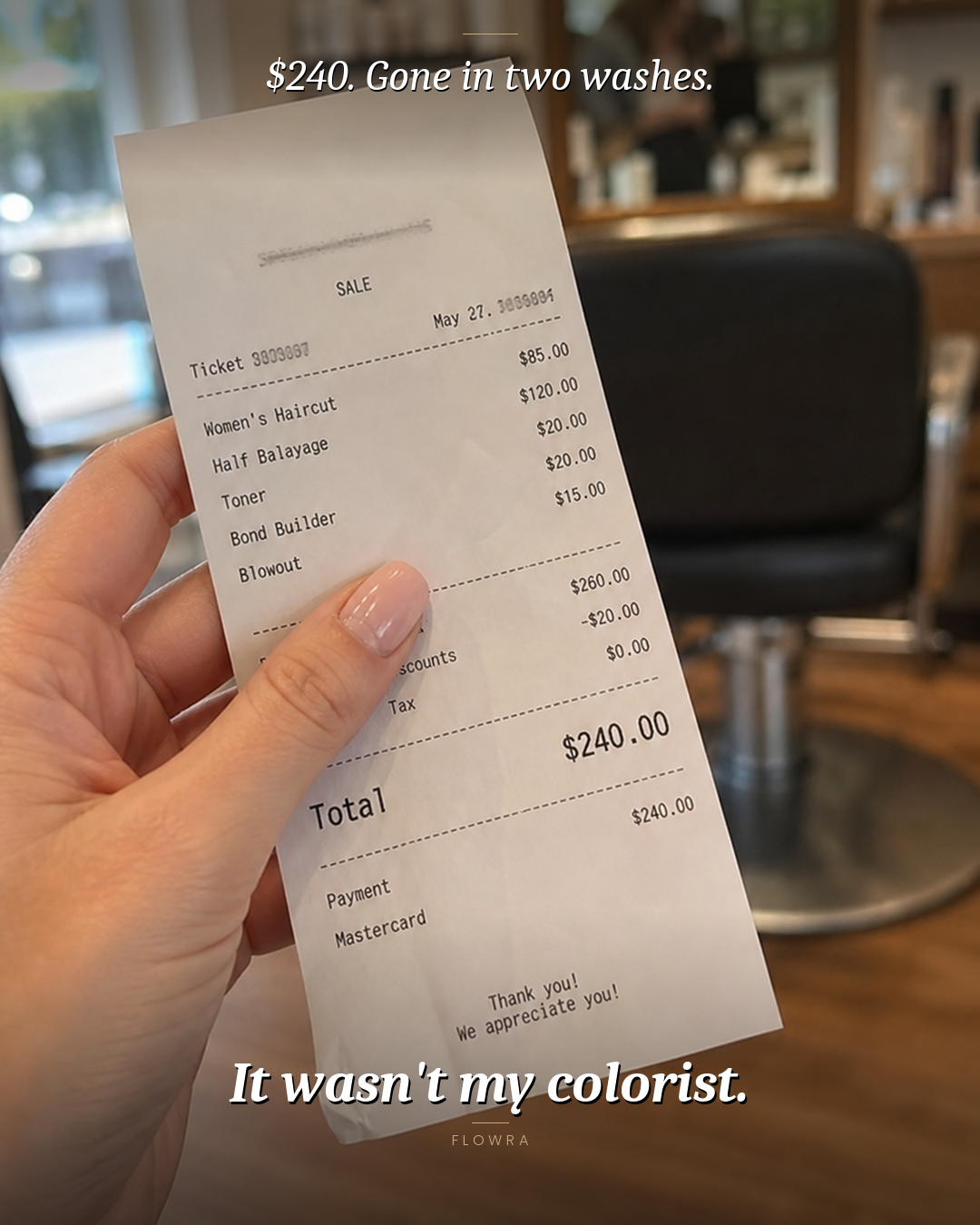Flowra Facebook ad