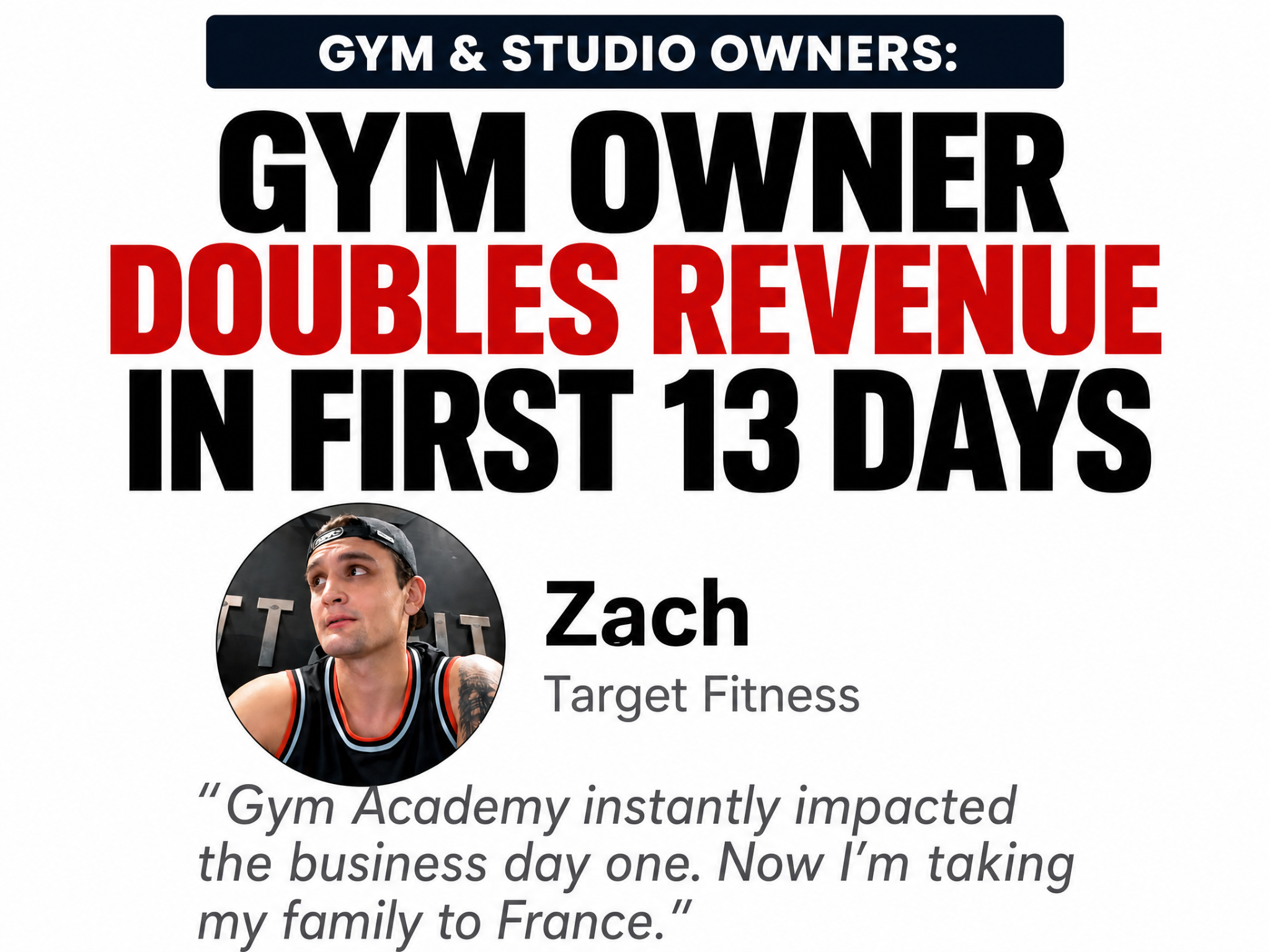 Bob Thompson Facebook ad: Add 20-40+ New Members Per Month