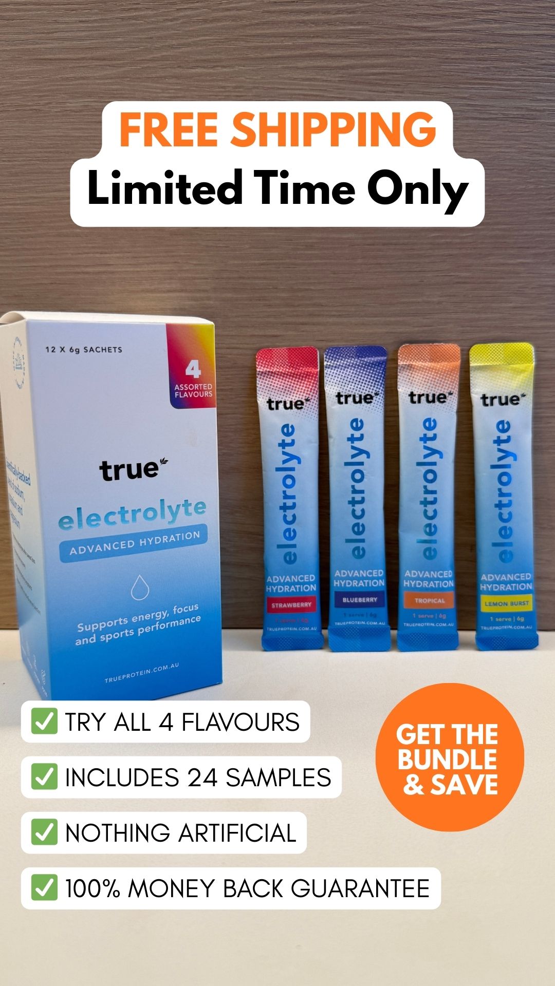 True Protein Facebook ad