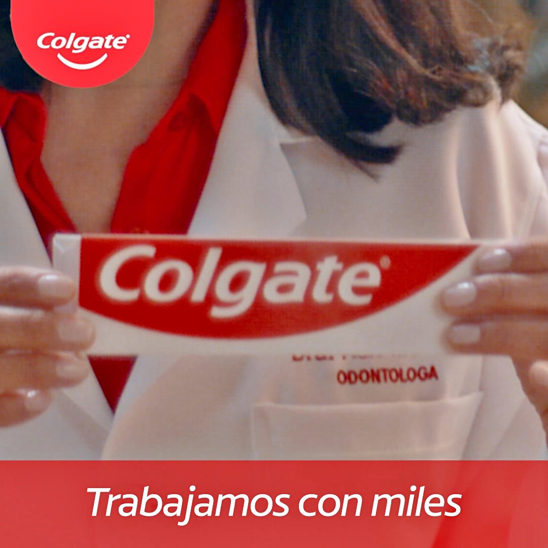 Colgate Latinoamérica Facebook ad: Sonreír es un acto de cuidado.