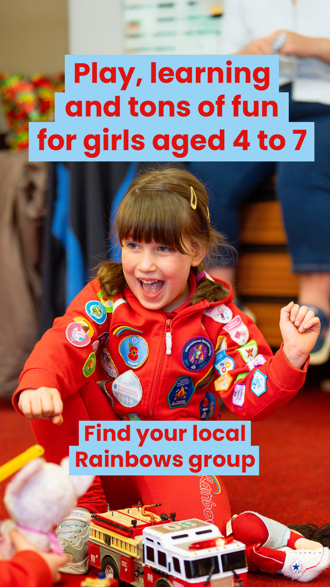 Girlguiding Facebook ad