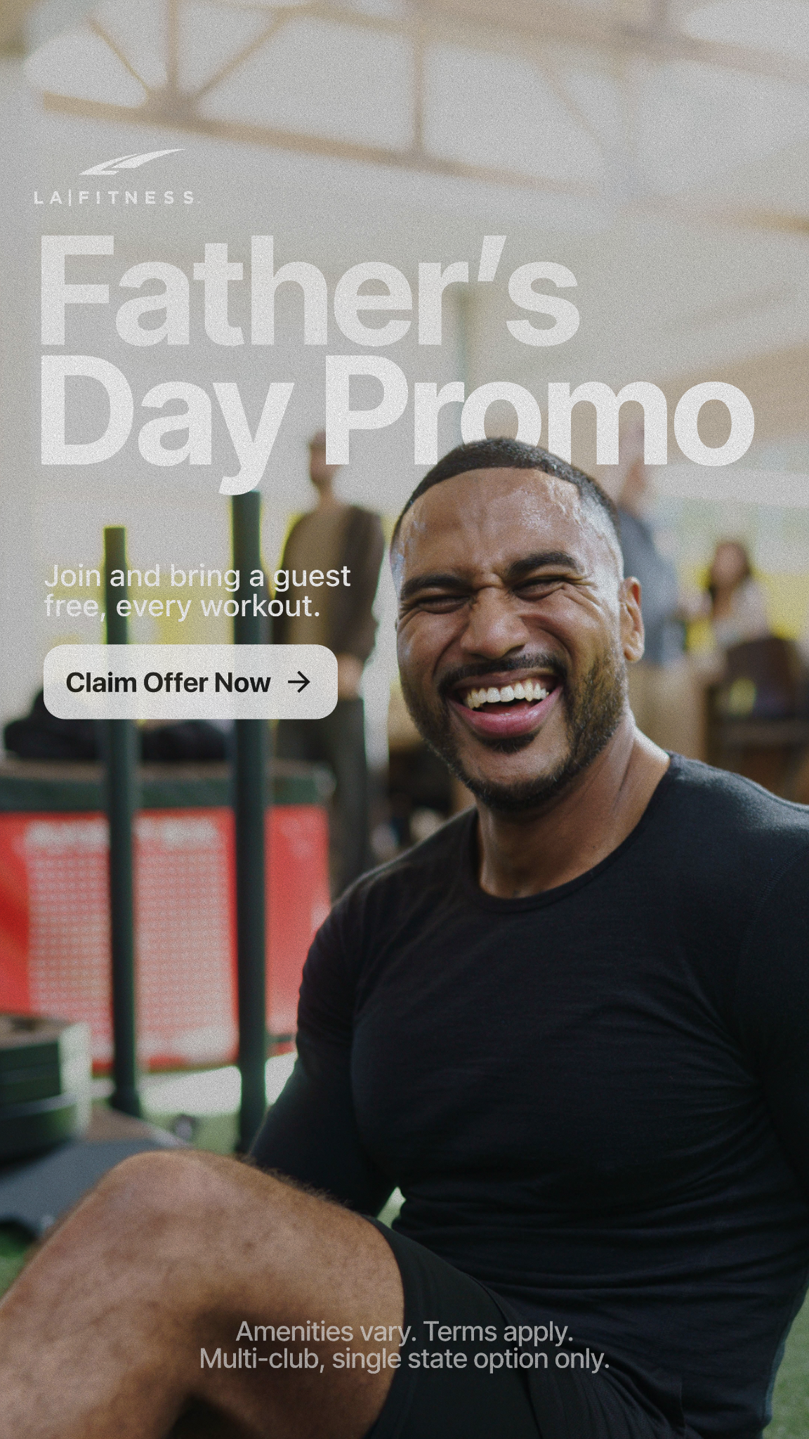 LA Fitness Facebook ad