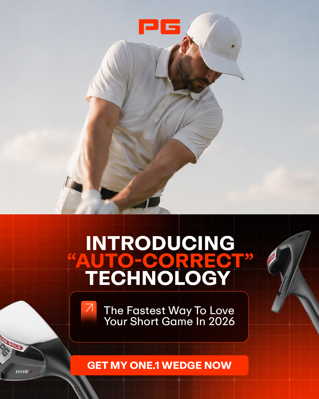 Performance Golf Facebook ad