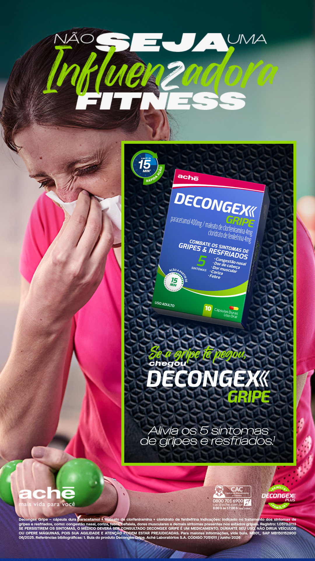 Decongex Facebook ad