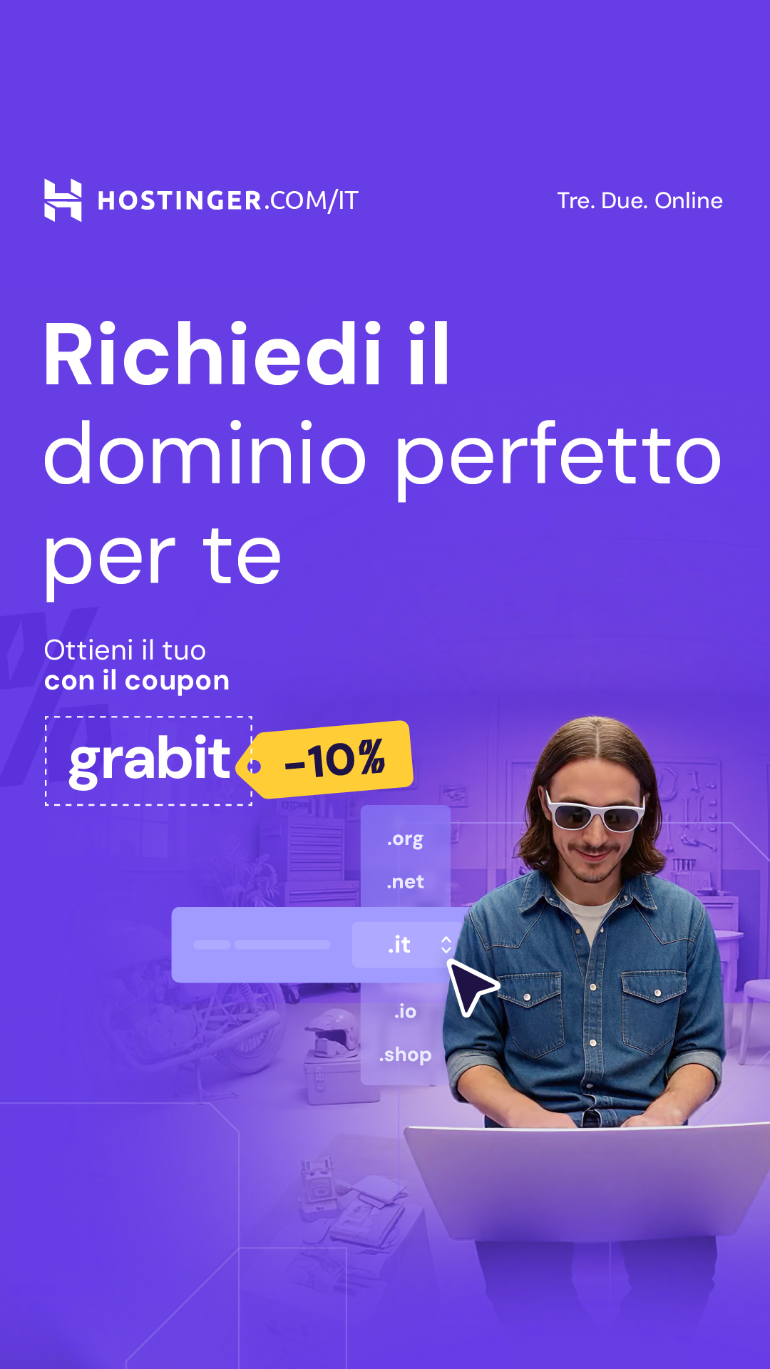 Hostinger Facebook ad