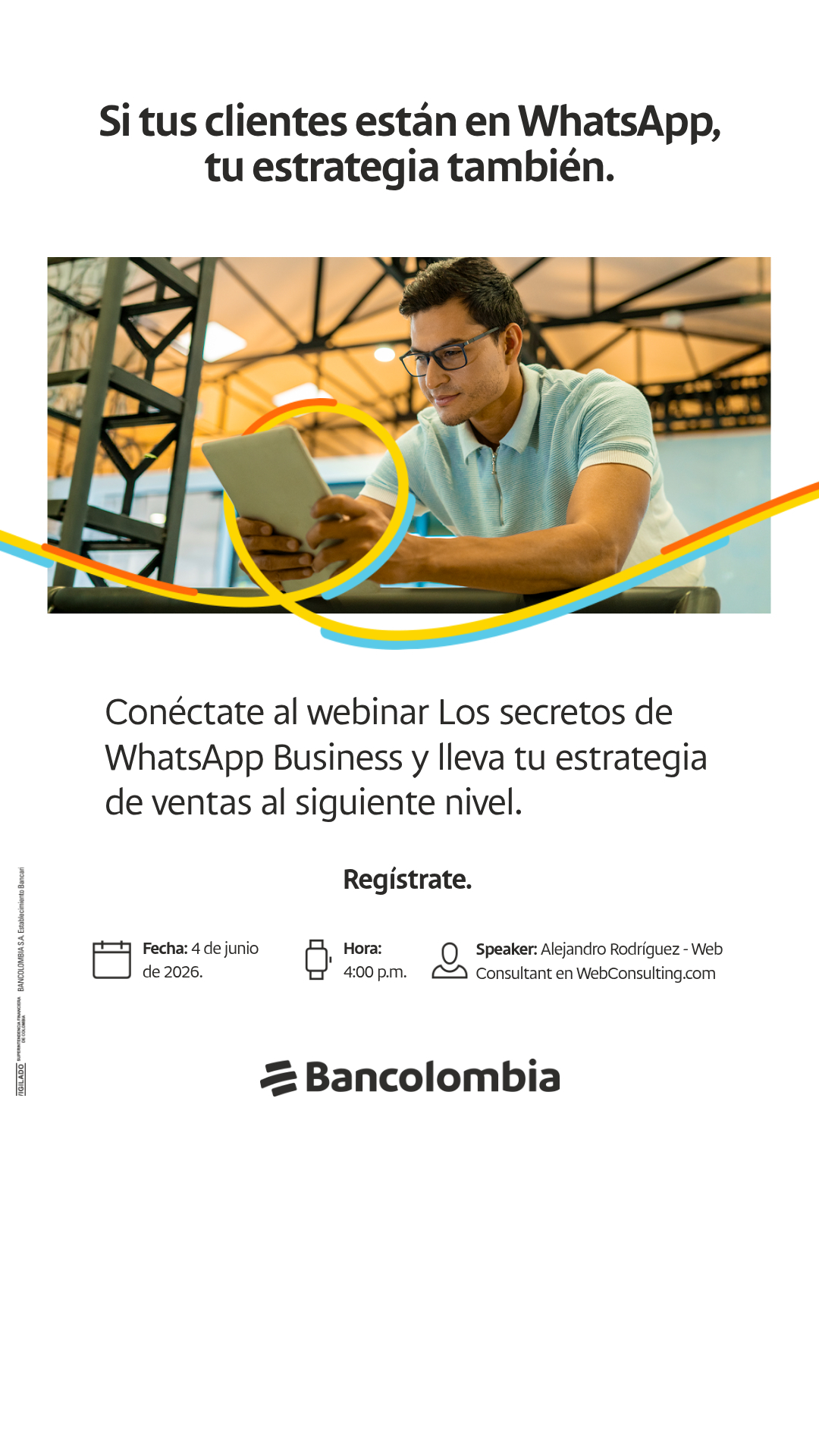 Bancolombia Facebook ad