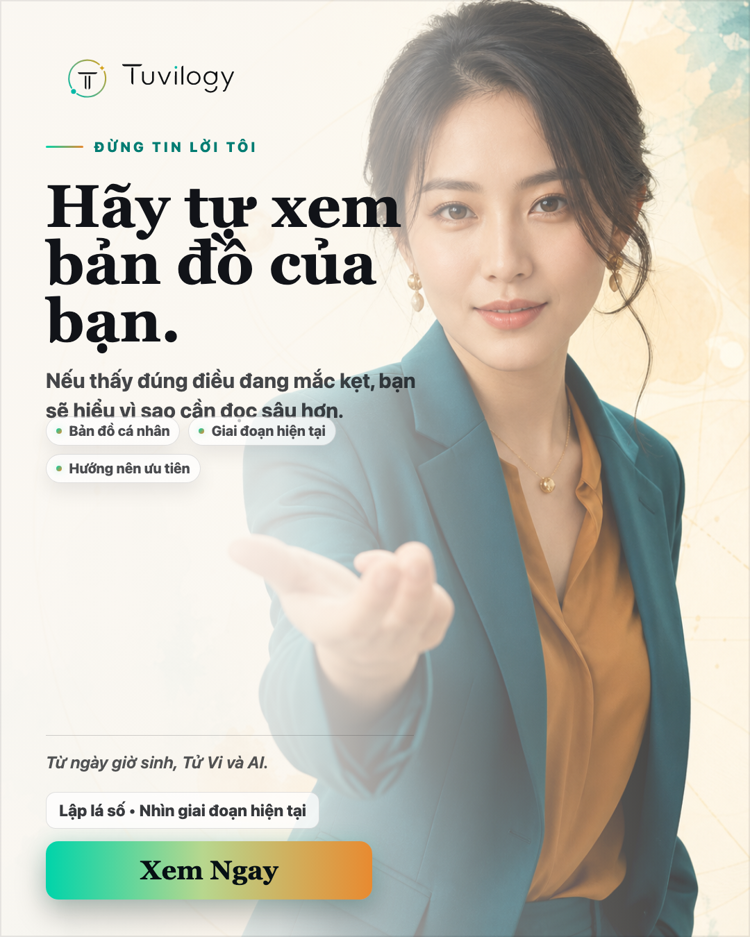 Tuvilogy - Tử Vi Hiện Đại Facebook ad: Hãy tự xem bản đồ của bạn