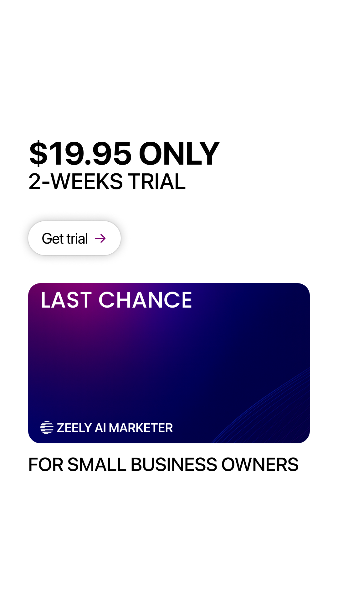 Zeely Facebook ad