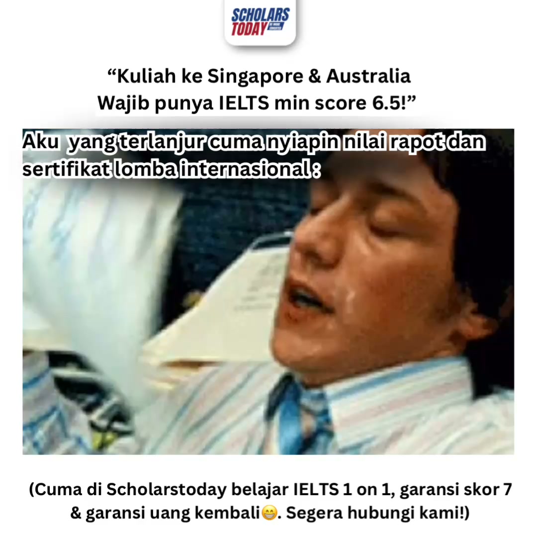 Scholarstoday Facebook ad: Garansi Skor 7 & Garansi Uang Kembali