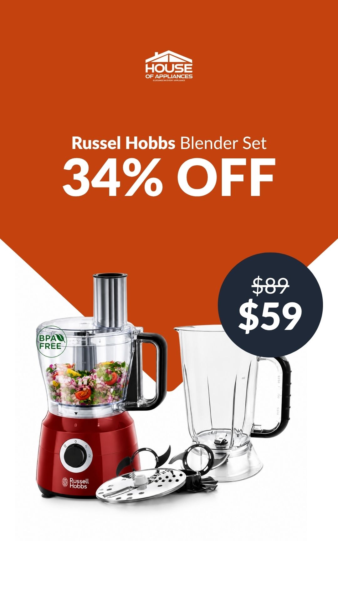 House Of Appliances Facebook ad