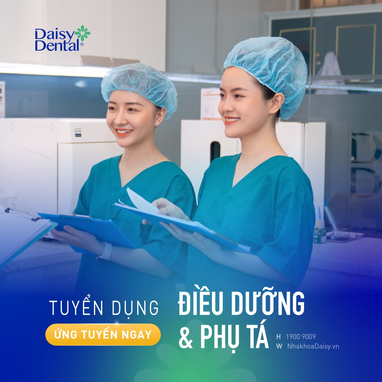 Nha Khoa Quốc Tế DAISY Facebook ad: Tuyển Dụng Phụ Tá Cho Nha Khoa Quốc…